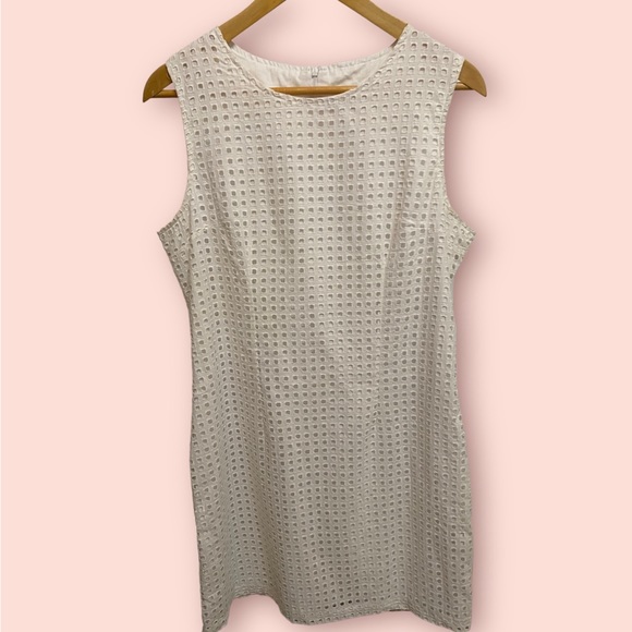 White eyelet cotton dress - Picture 3 of 8